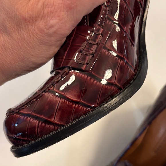 Marc By Marc Jacobs Burgundy Patent Leather Heels - Picture 13 of 15